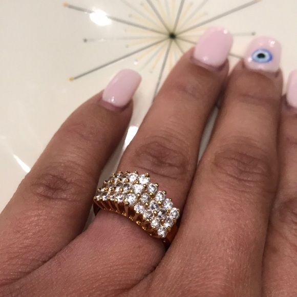 🥂 Mystery Italian Art Deco Inspired Vintage ring - Picture 3 of 17